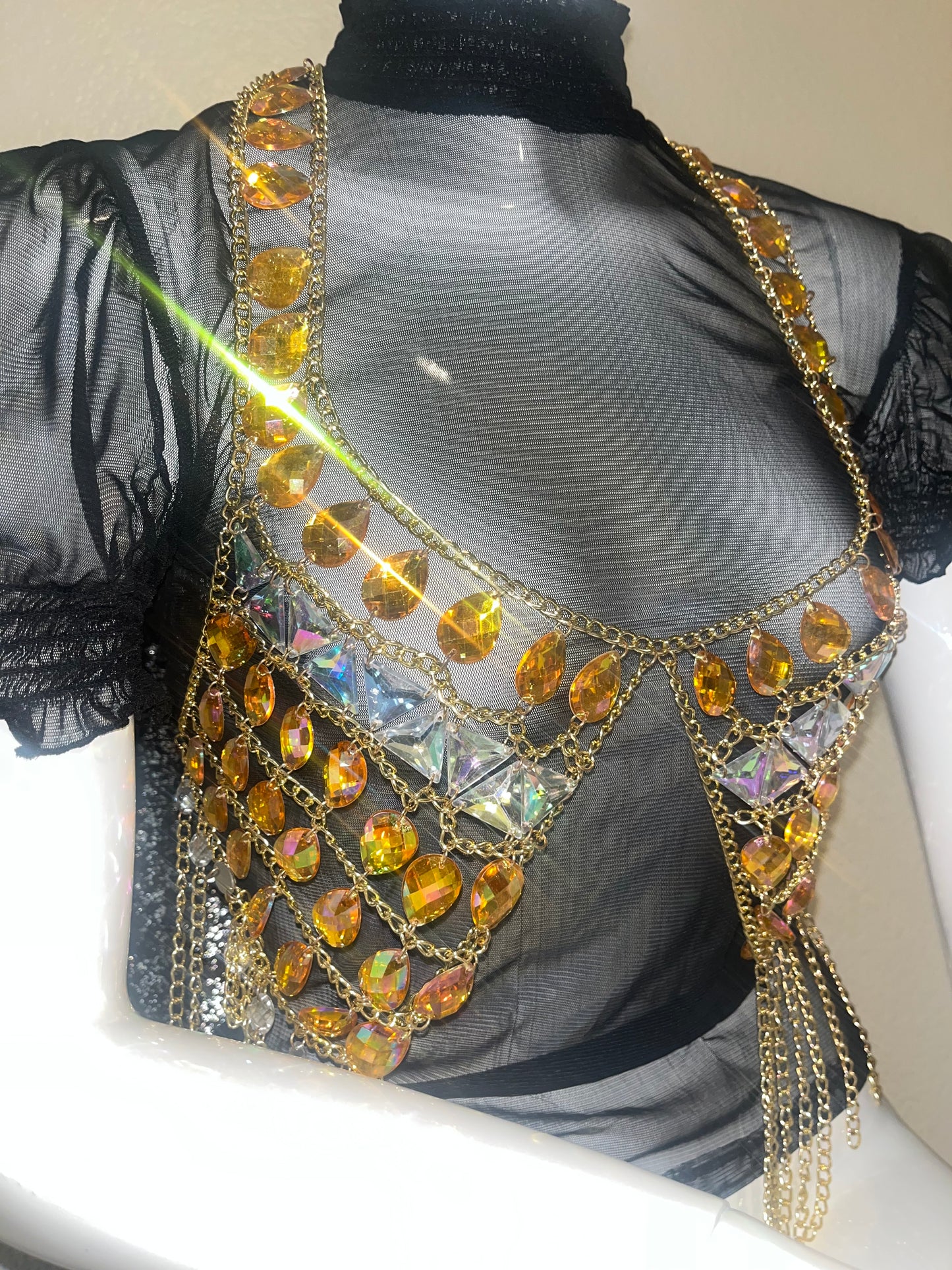 Honey Drip Chain Top