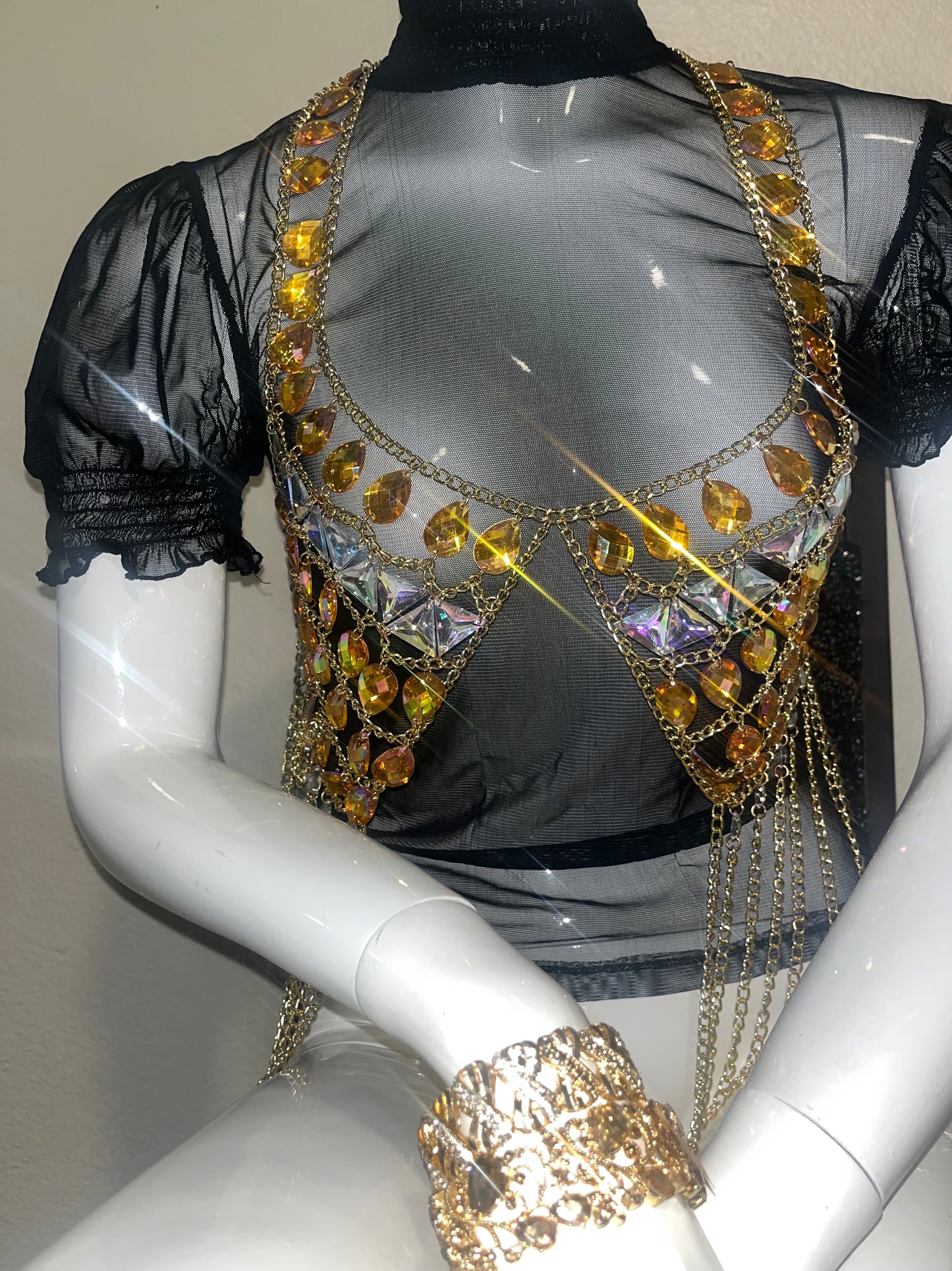 Honey Drip Chain Top